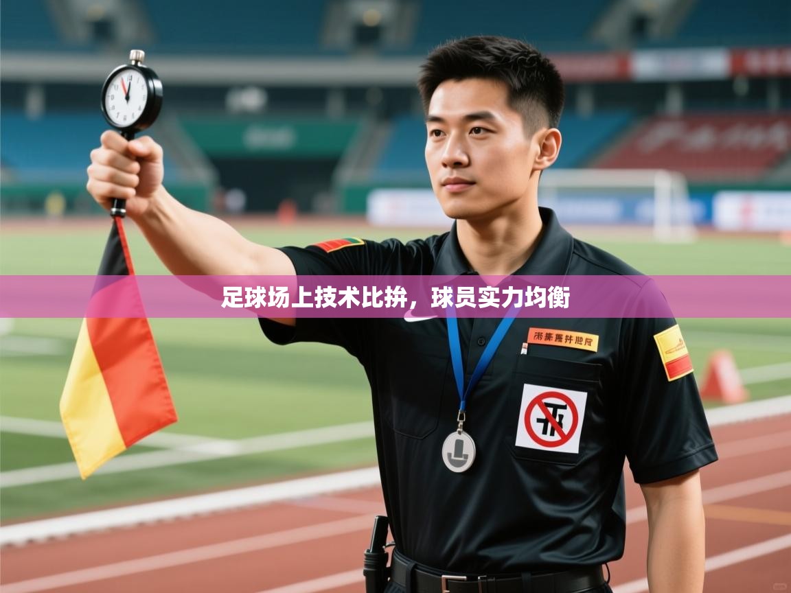 足球场上技术比拚，球员实力均衡  第1张